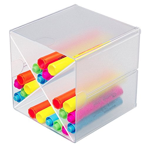 Cube 1 Pack, X-Divider SourceOne S1-XCube Source One Deluxe Desk Organizer Frosted Acrylic 6x6x6 Inch Cube 1 Pack, X-Divider SourceOne S1-XCube Source One Deluxe Desk Organizer Frosted Acrylic 6x6x6 Inch
